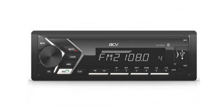 Автомагнитола 1DIN экран ACV AVS-814BB ресивер магнитола для автомобиля авто с bluetooth