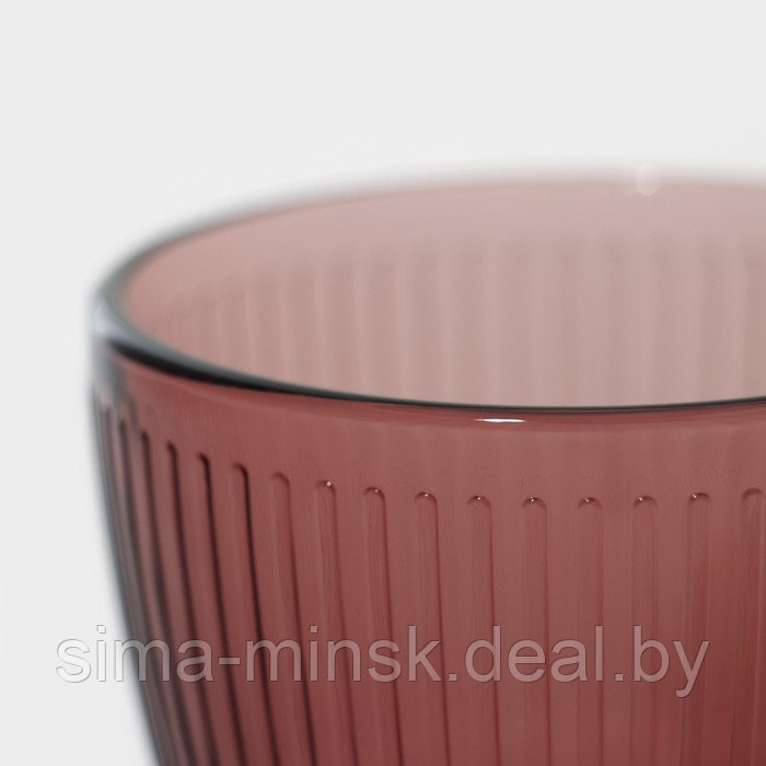 Чайный набор стеклянный «Луиз», 4 предмета, 280 мл, цвет лилак - фото 4 - id-p220153124