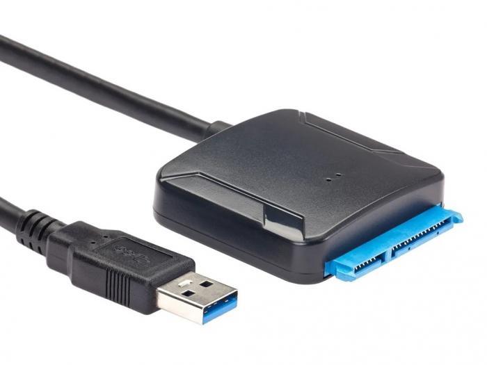 Аксессуар Vcom USB 3.0 - SATA III 2.5/3.5 +SSD CU816 - фото 1 - id-p220140726