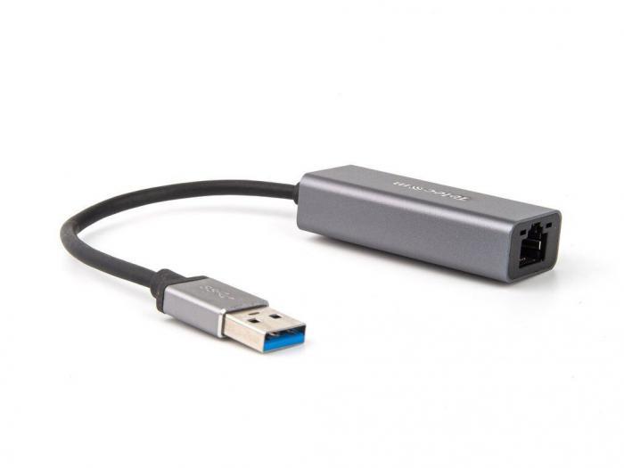 Сетевая карта Telecom USB 3.0 - RJ45 TU312M