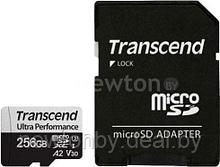 Карта памяти Transcend microSDXC 340S 256GB (с адаптером)