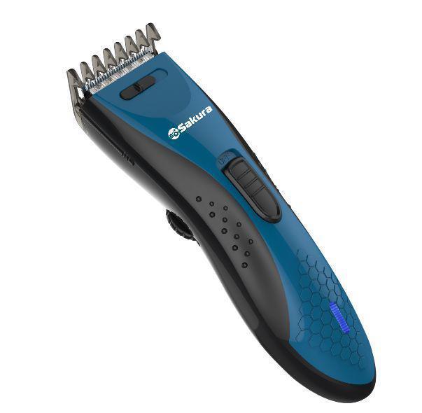 Беспроводная машинка для стрижки волос SAKURA SA-5175BL-U аккумуляторная - фото 1 - id-p220140853