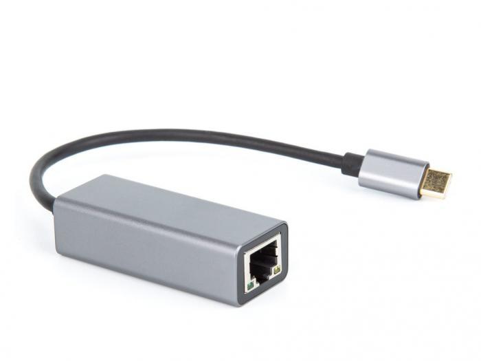 Сетевая карта VCOM USB Type-C - RJ-45 DU320M - фото 1 - id-p220142508