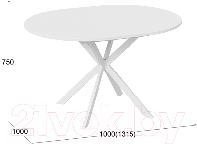 Обеденный стол ТриЯ Мэдисон раздвижной тип 1 - фото 5 - id-p220157470