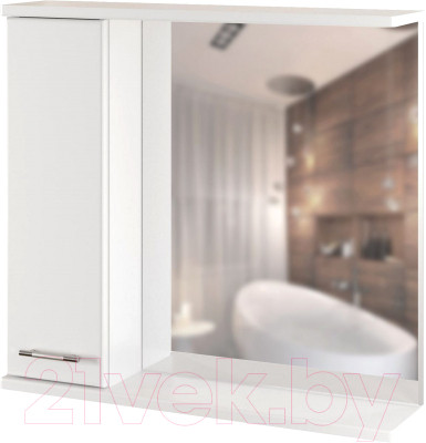 Шкаф с зеркалом для ванной Mixline Анри 75 L 537419 - фото 1 - id-p220159300