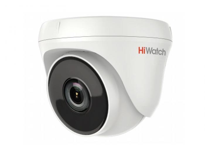 Аналоговая камера HiWatch DS-T233 2.8mm купольная камера видеонаблюдения поворотная
