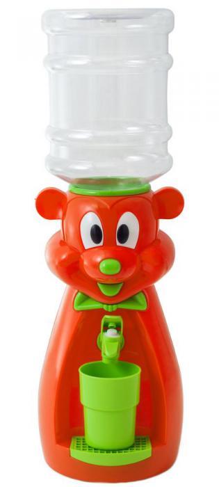 Детский кулер для воды Vatten Kids Mouse со стаканчиком оранжевый 4914 настольный диспенсер водораздатчик - фото 1 - id-p220022326