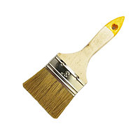 Кисть плоская Стандарт, натуральная щетина, деревянная ручка, 2/5 (63.5 мм) - 100-125