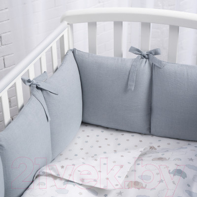 Комплект постельный для малышей Perina Fancy Слоники / F3-01.10 - фото 2 - id-p220157187