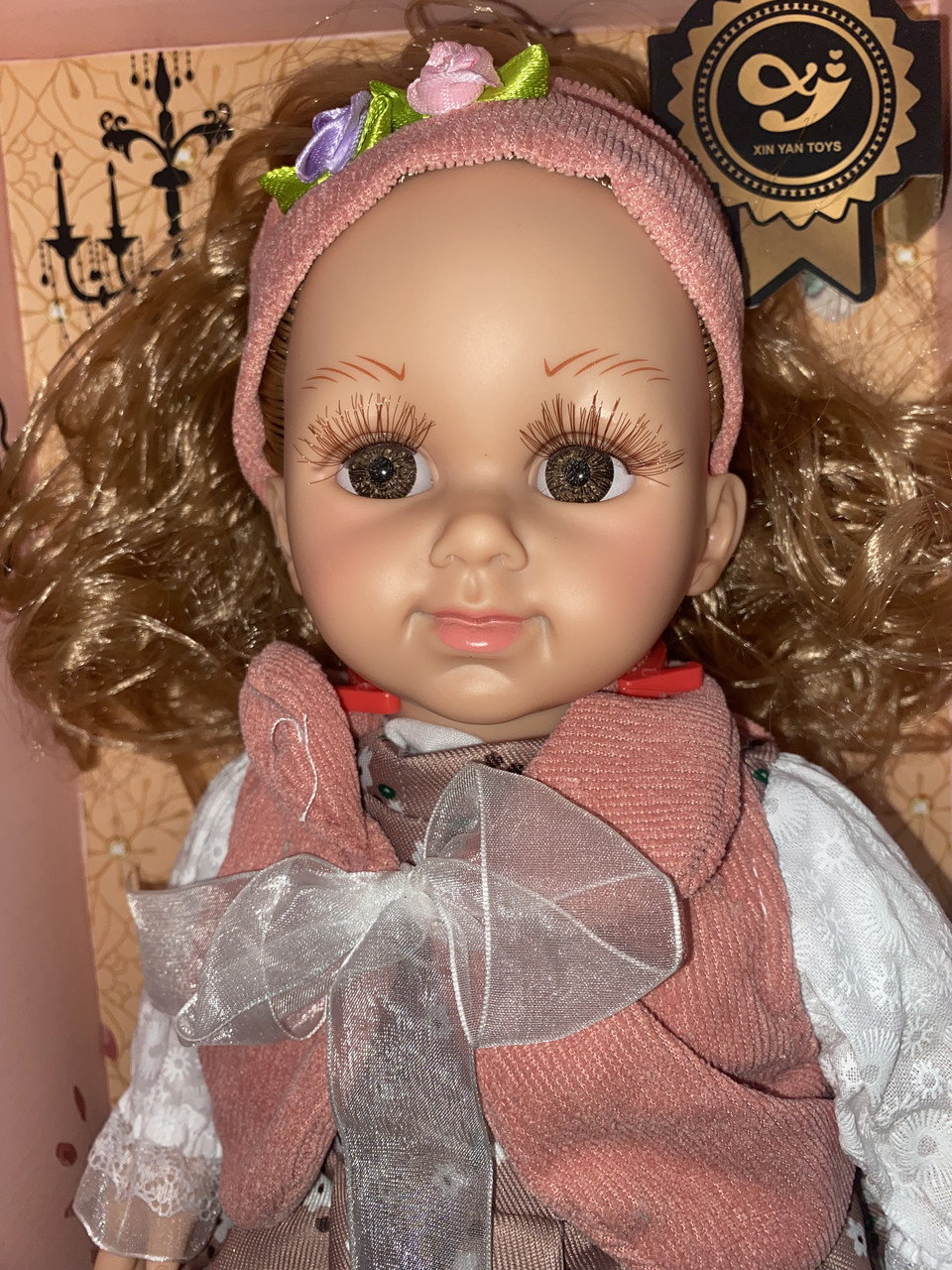 Детская музыкальная кукла Angel cufan 35см - фото 3 - id-p220159977
