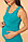 1-НМП 32928 Пижама для беременных и кормящих изумрудный, фото 3