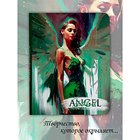 Скетчбук Gatto Rosso Angel in Green, А4, 120 г/м2, 64 листа