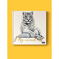 Скетчбук My Art. My animal Art. Тигр, 20х20 см, 160 г/м2, 40 листов