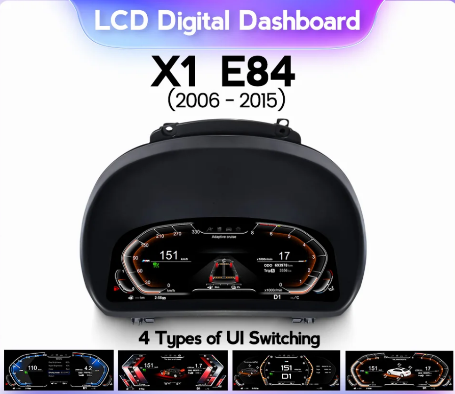 Штатная приборная Lcd панель  BMW X1 E84