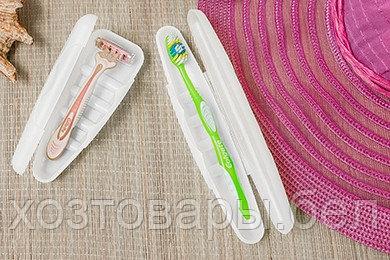 Футляр для зубной щетки Voyage, снежно-белый, 214 х 39 х 32 мм BEROSSI - фото 2 - id-p179935494