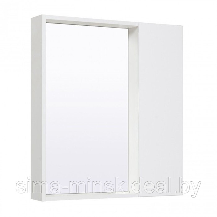 Шкаф-зеркало "Манхэттен 65" белый, универсальный - фото 1 - id-p220161447