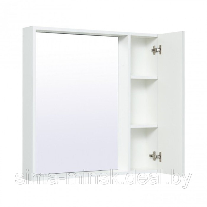 Шкаф-зеркало "Манхэттен 65" белый, универсальный - фото 2 - id-p220161447