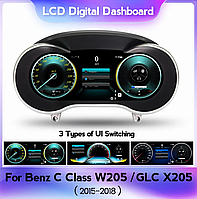 Штатная электронная LCD-панель приборов для Mercedes-Benz C (W205) GLC X205 2014-2018 - Radiola
