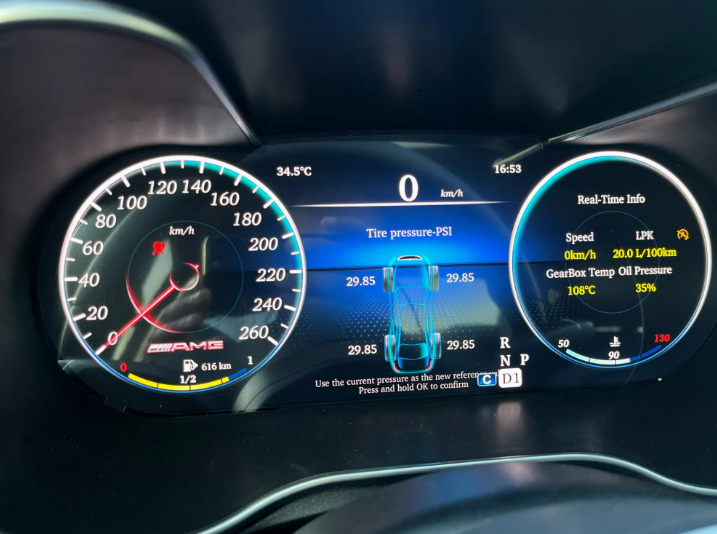 Штатная электронная LCD-панель приборов для Mercedes-Benz C (W205) GLC X205 2014-2018 - Radiola - фото 2 - id-p220161741