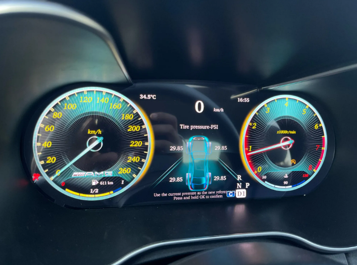Штатная электронная LCD-панель приборов для Mercedes-Benz C (W205) GLC X205 2014-2018 - Radiola - фото 5 - id-p220161741
