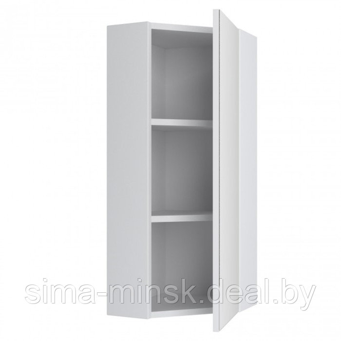 Шкаф навесной "Кредо 30" подвесной, угловой, с зеркалом - фото 2 - id-p220161495