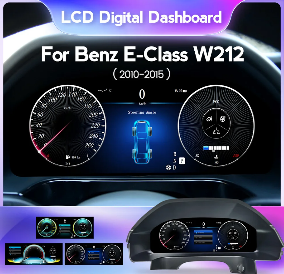 Штатная электронная LCD-панель приборов для Mercedes-Benz E-Class W212  2010-2015 - Radiola
