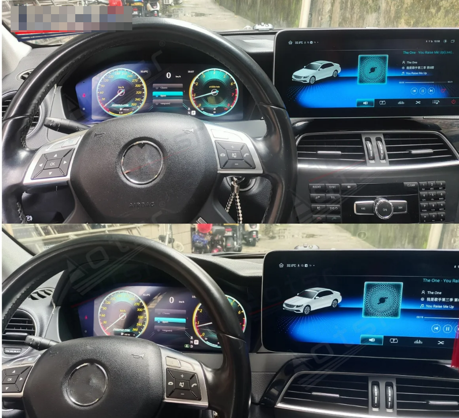 Штатная электронная LCD-панель приборов для Mercedes-Benz С класс W204-NTG4.5 2011-2014 - Radiola - фото 6 - id-p220161775
