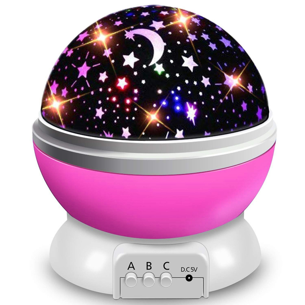 Ночник-проектор Звездное небо Star Master (Фиолетовый, Розовый, Голубой) - фото 3 - id-p220161864