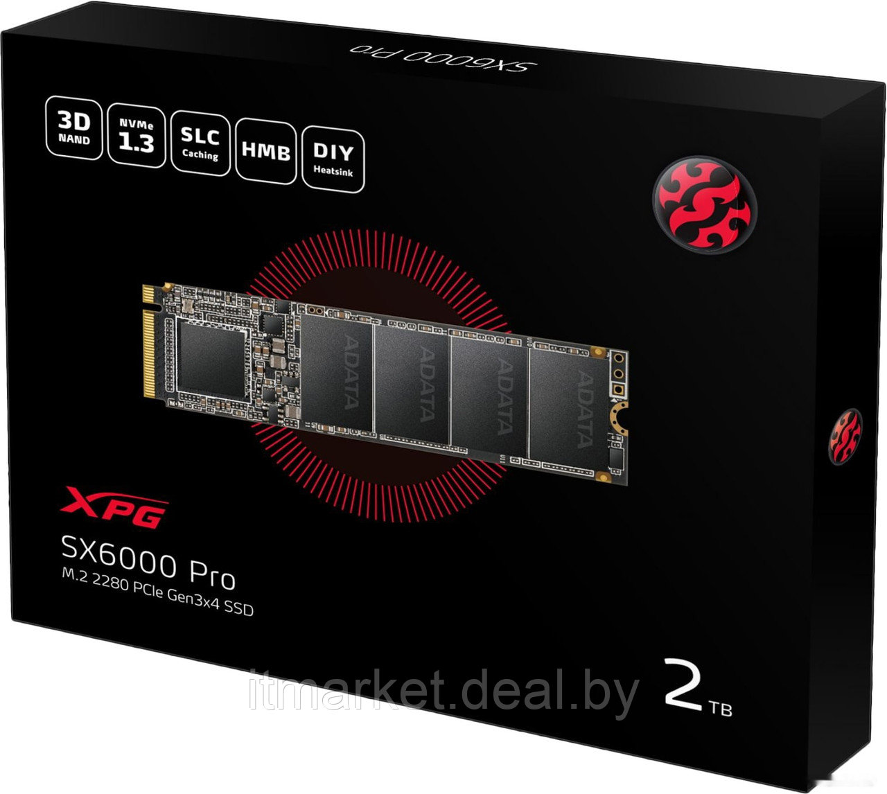 Жесткий диск SSD 2Tb A-Data XPG SX6000 Pro (ASX6000PNP-2TT-C) - фото 4 - id-p220160351