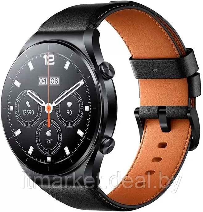 Умные часы Xiaomi Watch S1 (черный/черно-коричневый, международная версия) (BHR5559GL)