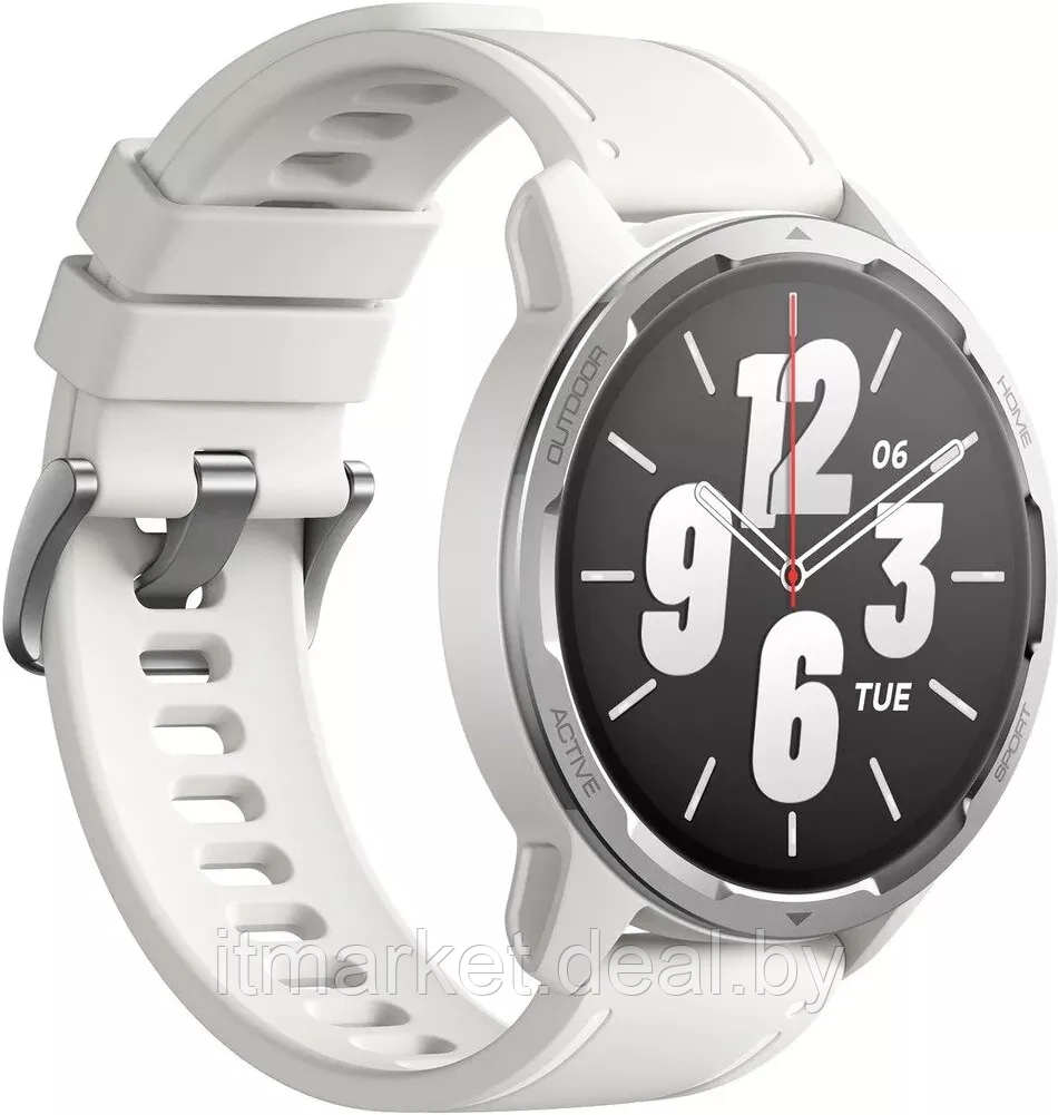 Умные часы Xiaomi Watch S1 Active (серебристый/белый, международная версия) (BHR5381GL) - фото 3 - id-p220160378