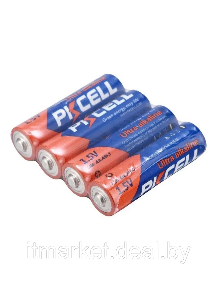 Батарейка PKCELL LR6-4B (4 шт в блистере) - фото 2 - id-p220160447