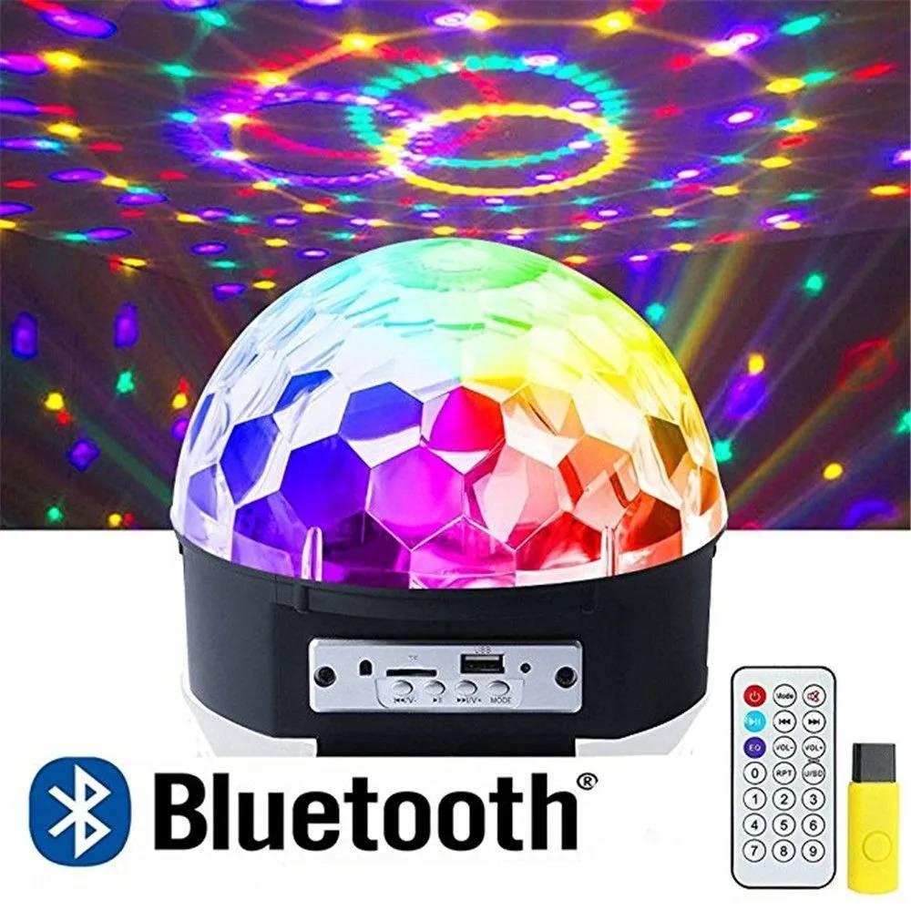 Диско-Шар LED Crystral Magic Ball Ligh, Bluetooth - фото 1 - id-p220167705