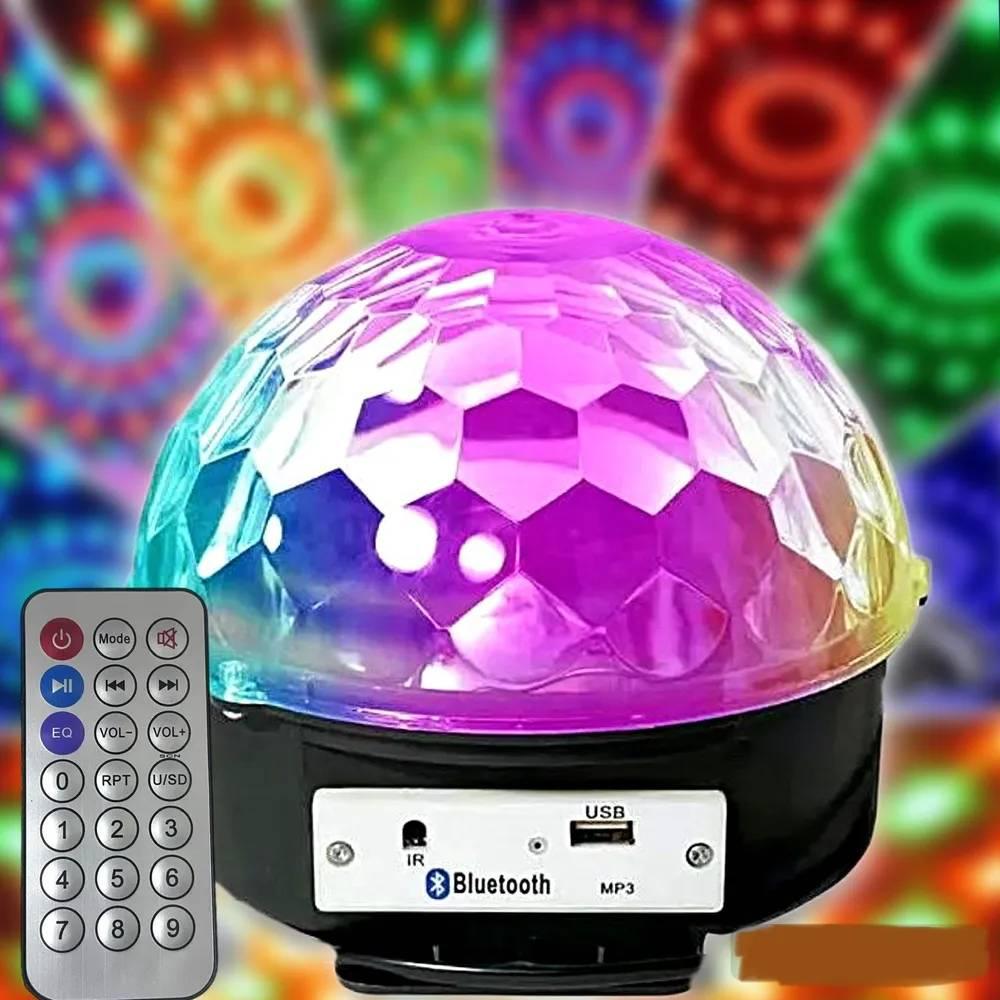 Диско-Шар LED Crystral Magic Ball Ligh, Bluetooth - фото 3 - id-p220167705