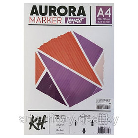 Планшет для маркеров Aurora, А4, 75 г/м2, 50 листов, целлюлоза 100%