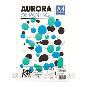 Планшет для масла Aurora, А4, 230 г/м2, 12 листов, целлюлоза 100%