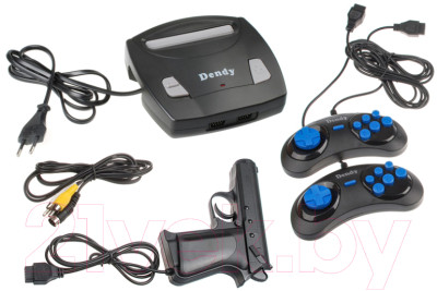 Игровая приставка Dendy Racer 300 игр + световой пистолет - фото 7 - id-p220167411