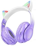 Наушники беспроводные полноразмерные bluetooth детские с ушками HOCO W42, фото 3