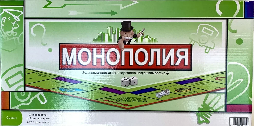 Настольная игра Монополия, классическая - фото 1 - id-p220170846