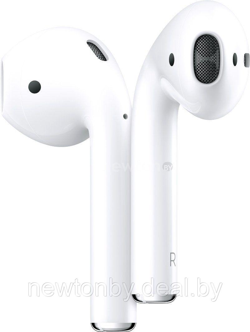 Наушники Apple AirPods 2 в зарядном футляре - фото 1 - id-p220170940