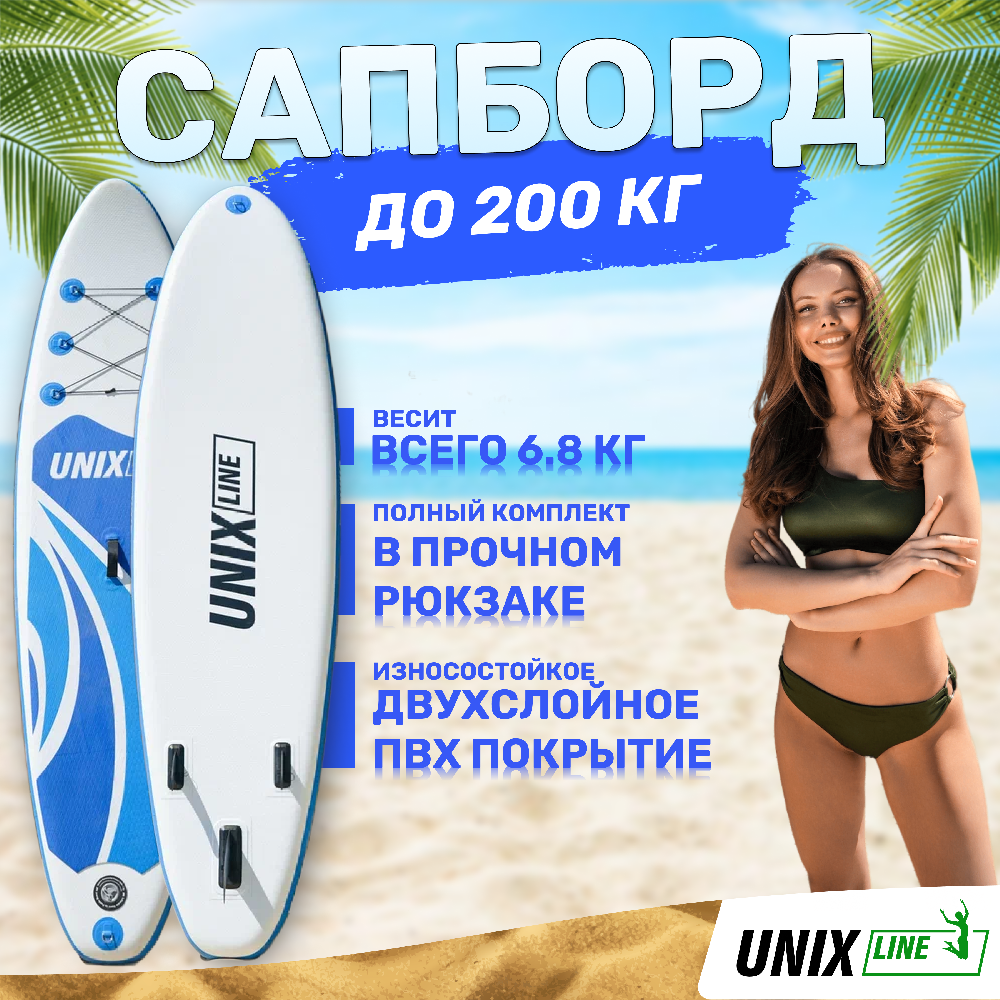 SUP-борд UNIX Line Big Wave (300 cm) - фото 2 - id-p220169674