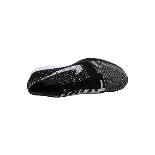 Nike Flyknit Racer White/Black - фото 2 - id-p150683897