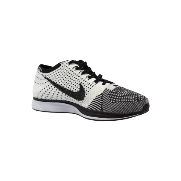 Nike Flyknit Racer White/Black - фото 3 - id-p150683897