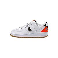 Nike Air Force NBA white orange