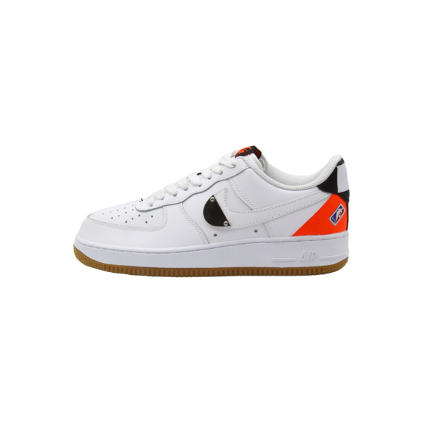Nike Air Force NBA white orange - фото 1 - id-p150683911