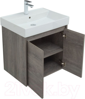 Комплект мебели для ванной Aquanet Lino 60 / 302533 - фото 2 - id-p220171408