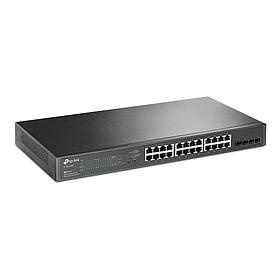 TP-Link TL-SG2428P JetStream гигабитный Smart коммутатор на 24 порта PoE+ и 4 SFP-слота SMB