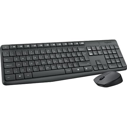 Клавиатура+Мышь Logitech MK235 Wireless Black (920-007931/920-007948), фото 2