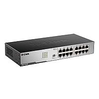 D-Link DGS-1016D/I2A Неуправляемый коммутатор с 16 портами 10/100/1000Base-T