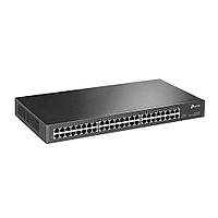 TP-Link 48-портовый гигабитный коммутатор, 48 портов RJ45 10/100/1000 Мбит/с, 1U 19-дюймовый монтируемый в